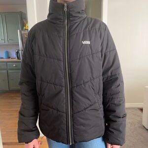 Vans Black Puffer Jacket for Women